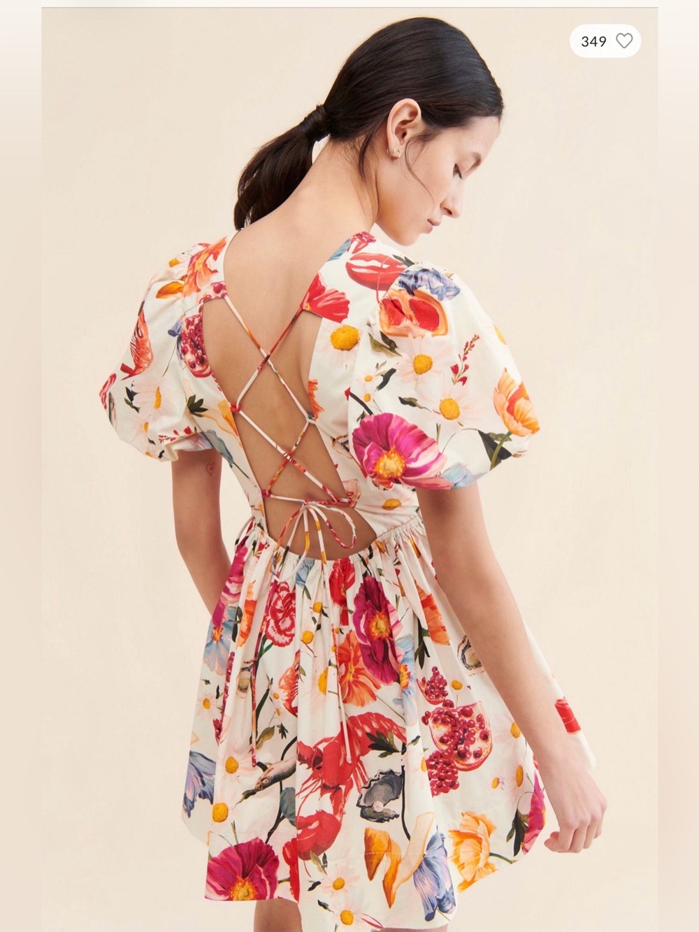 Alina Lou Mini dress - 100% cotton - size L